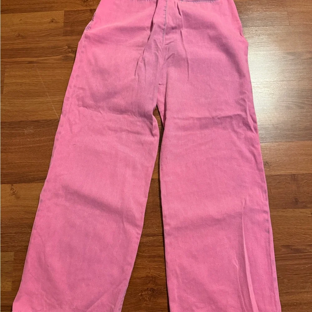 CHANEL WIDE LEG HIGH RISE JEANS - Picture 9 of 11